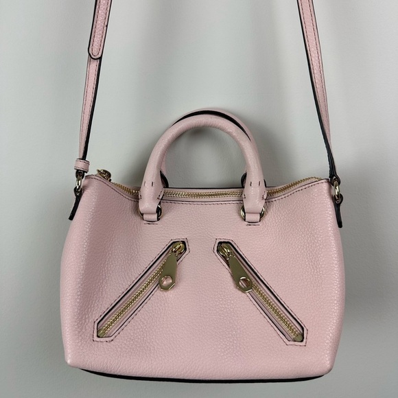 *NEW* Rebecca Minkoff Micro Moto Satchel Baby Pink - Picture 3 of 14